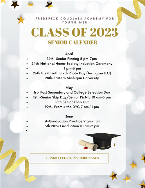 Senior Calendar 2023